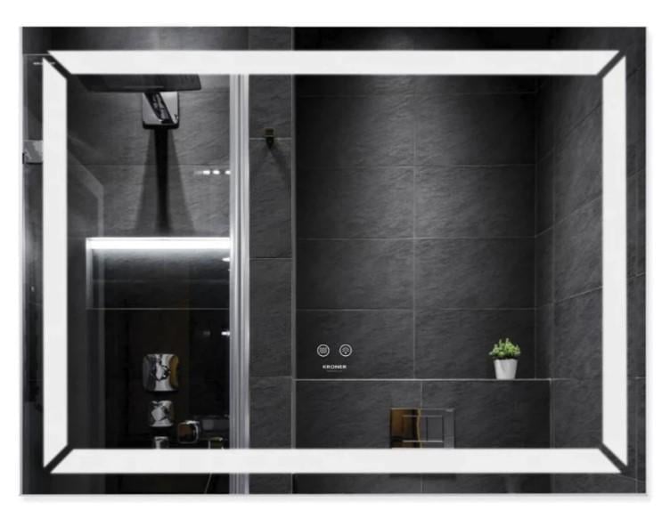 Зеркало Kroner KRM Spiegel HR1-8060 с LED-подсветкой и антизапотеванием (CV030030) Зеркало Kroner KRM Spiegel HR1-8060 с LED-подсветкой и антизапотеванием (CV030030)