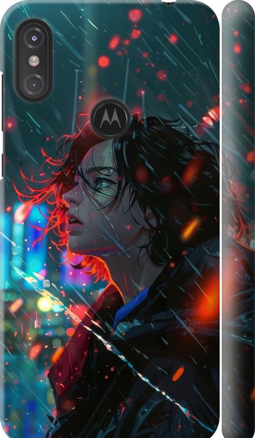 Чехол на Motorola One Power Ночные огни (6096m-1588-42517)