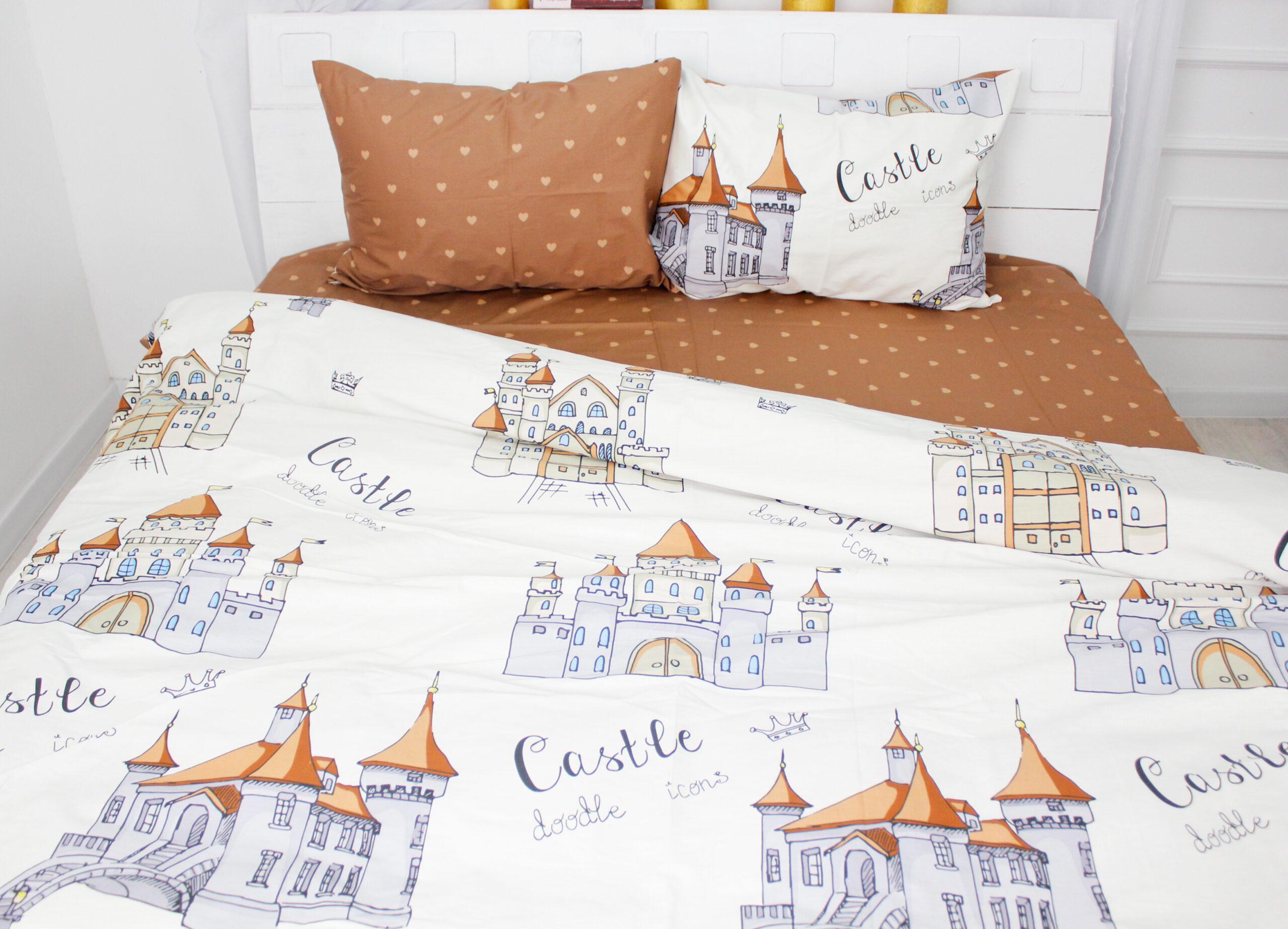 Комплект постільної білизни MirSon 22-1332 Castle євро сатин 200x220 см (2200005160374)