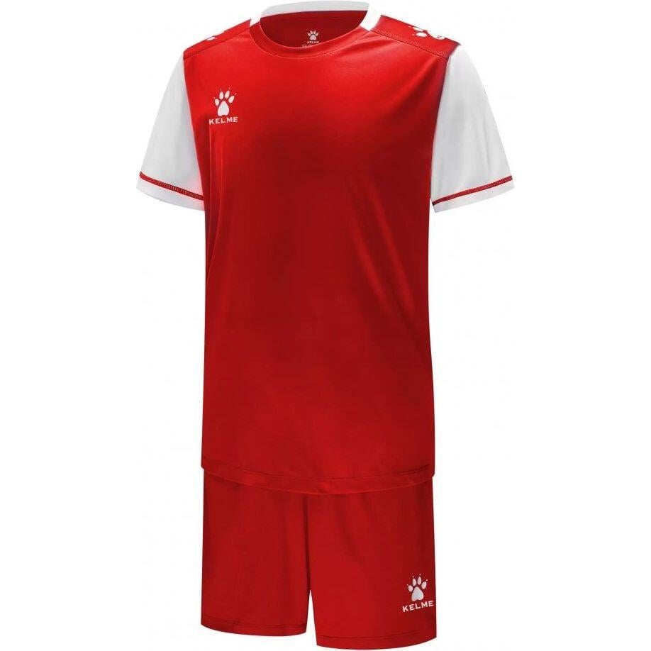 Комплект футбольной формы детский Kelme COLLEGUE 130 см Красно-белый (3883032.9610)