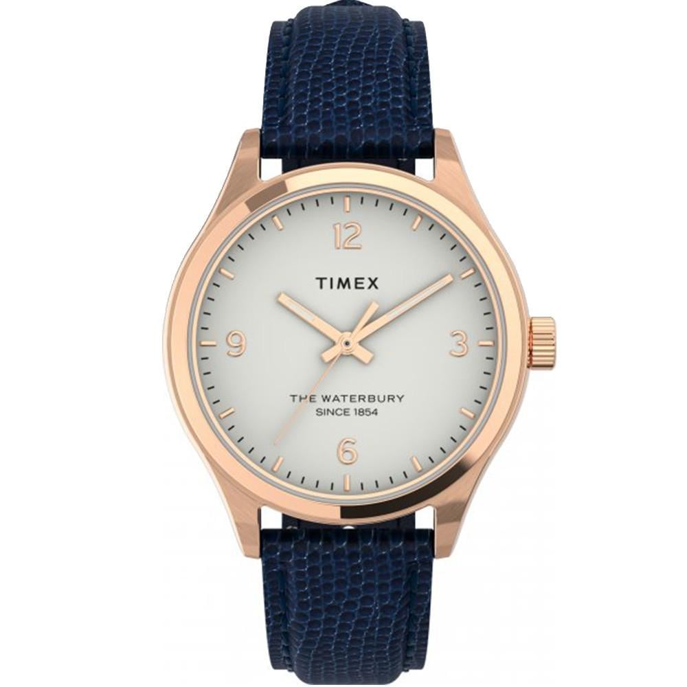 Наручний годинник жіночий Timex Waterbury кварцевий Gold (Tx2u97600)