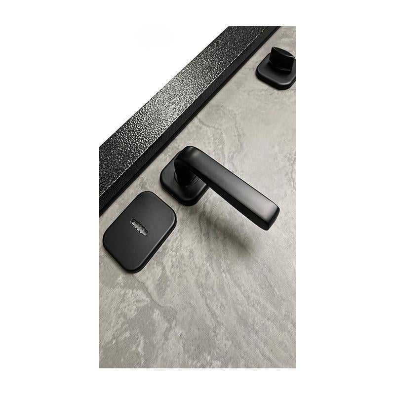 Дверь входная правая TD БЦ Термос с терморазрывом 2050х960 мм Серый антик/Светло-серый мрамор (30731335) - фото 6