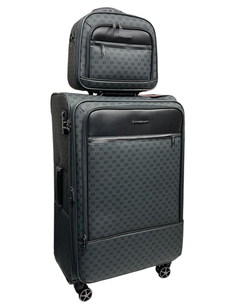 Комплект большой чемодан и кейс Snowball 39204 Серый (5d0a337107bb2f18eafa4571484dd29e)