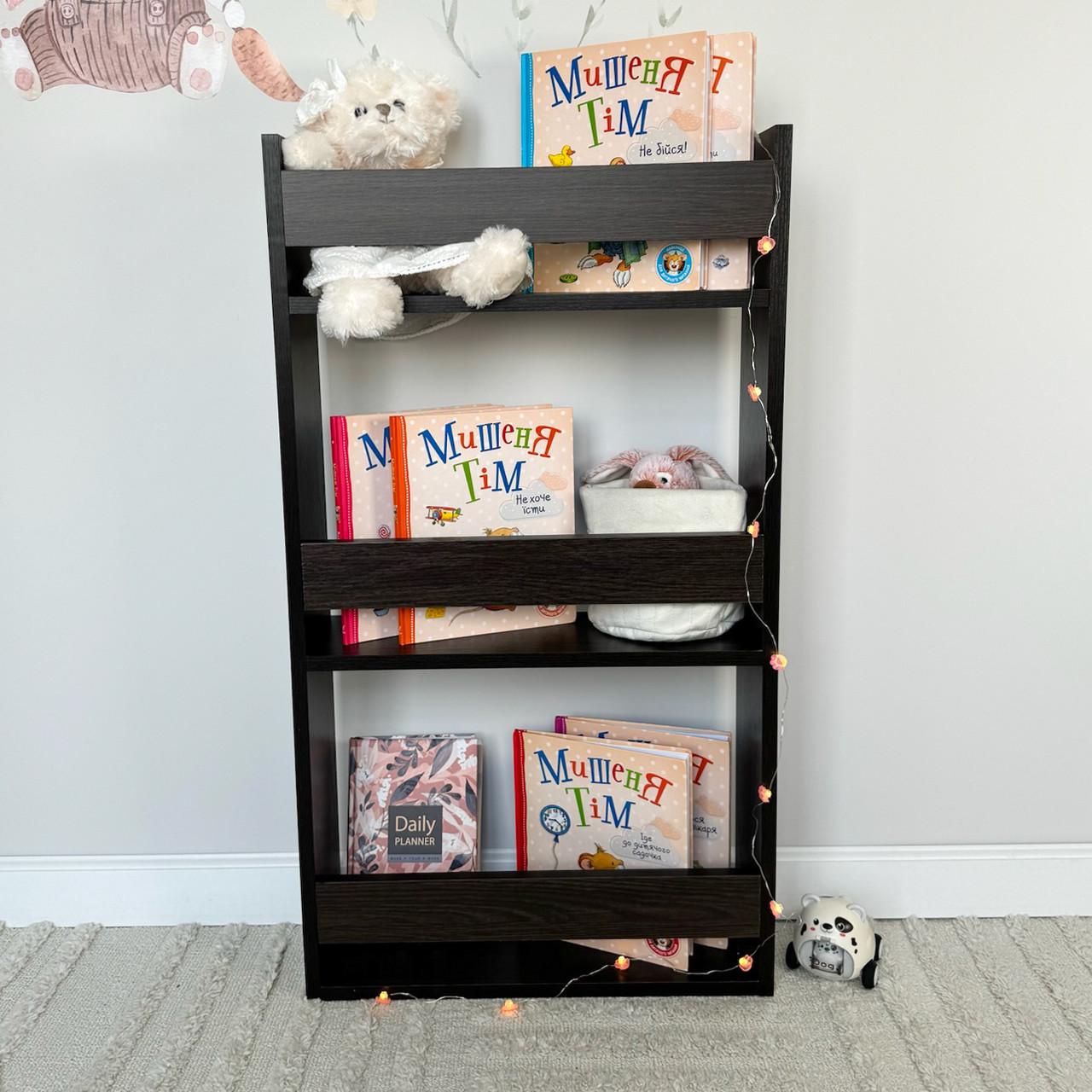 Полка детская навесная из ДСП Венге темный (DP-4V) - фото 8