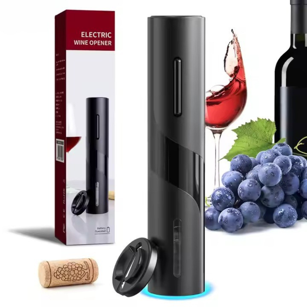 Штопор электрический автоматический на батарейках с ножом для фольги (KB1-601901A) - фото 9 Штопор электрический автоматический на батарейках с ножом для фольги (KB1-601901A) - фото 9