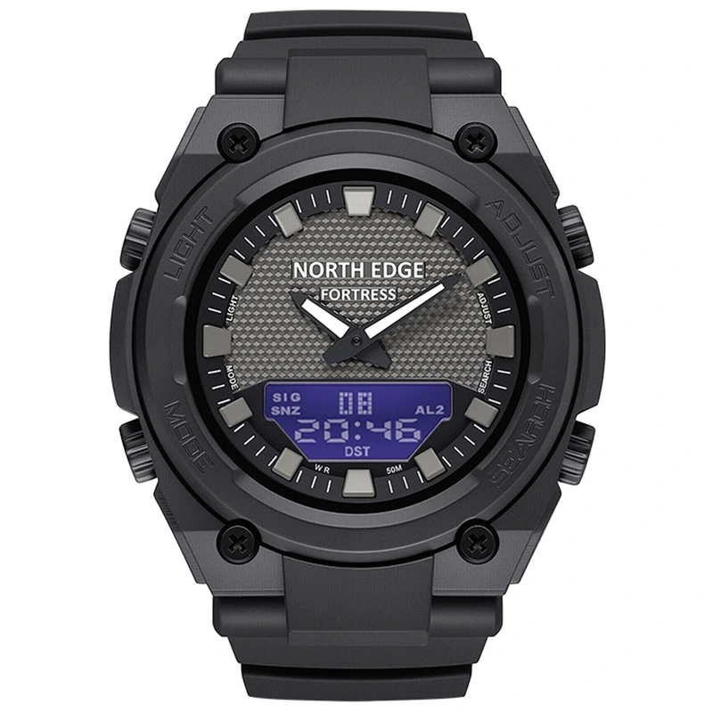 Годинник чоловічий водостійкий спортивний тактичний North Edge Fortess