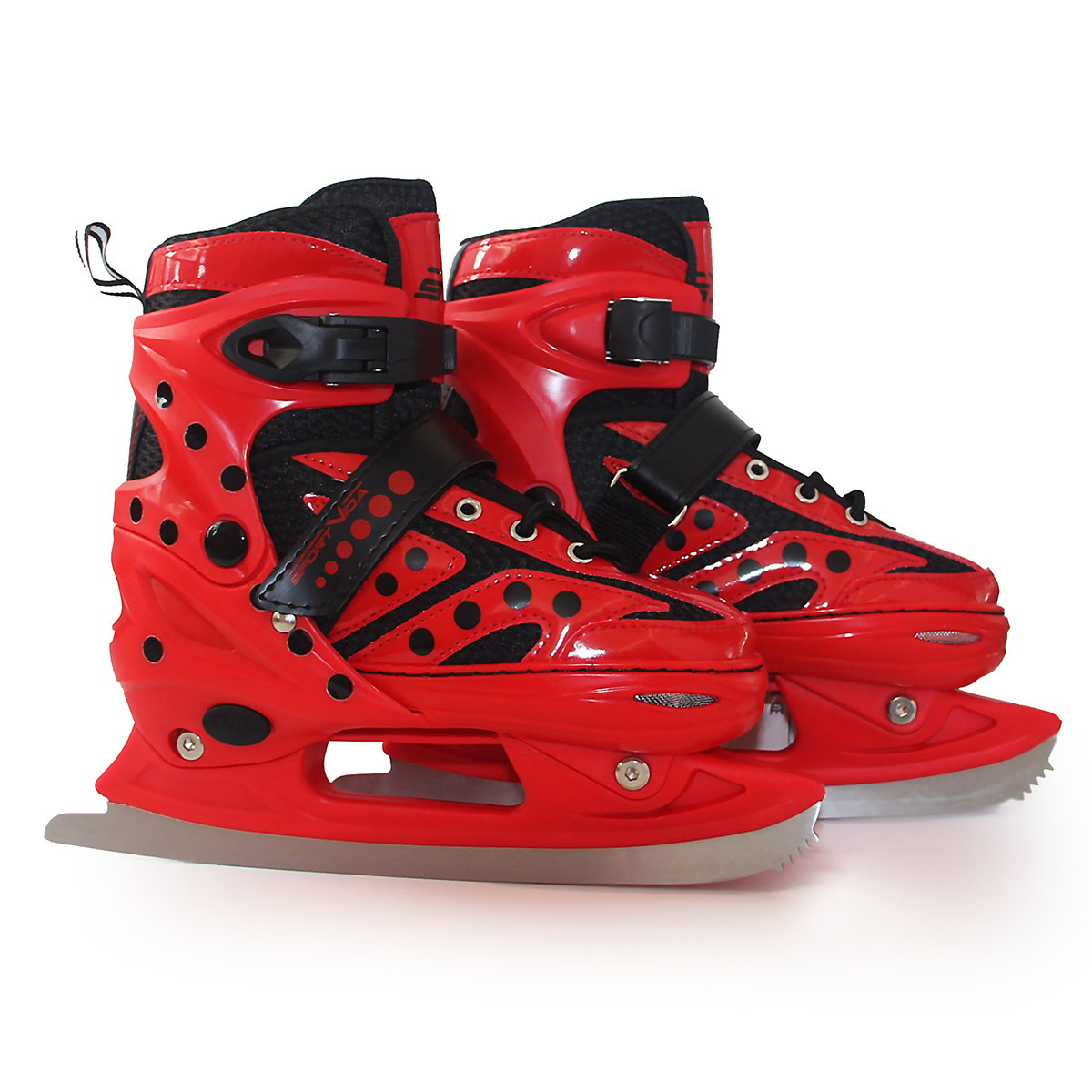 Роликовые коньки SportVida 4в1 SV-LG0024 р. 39-42 Red - фото 7