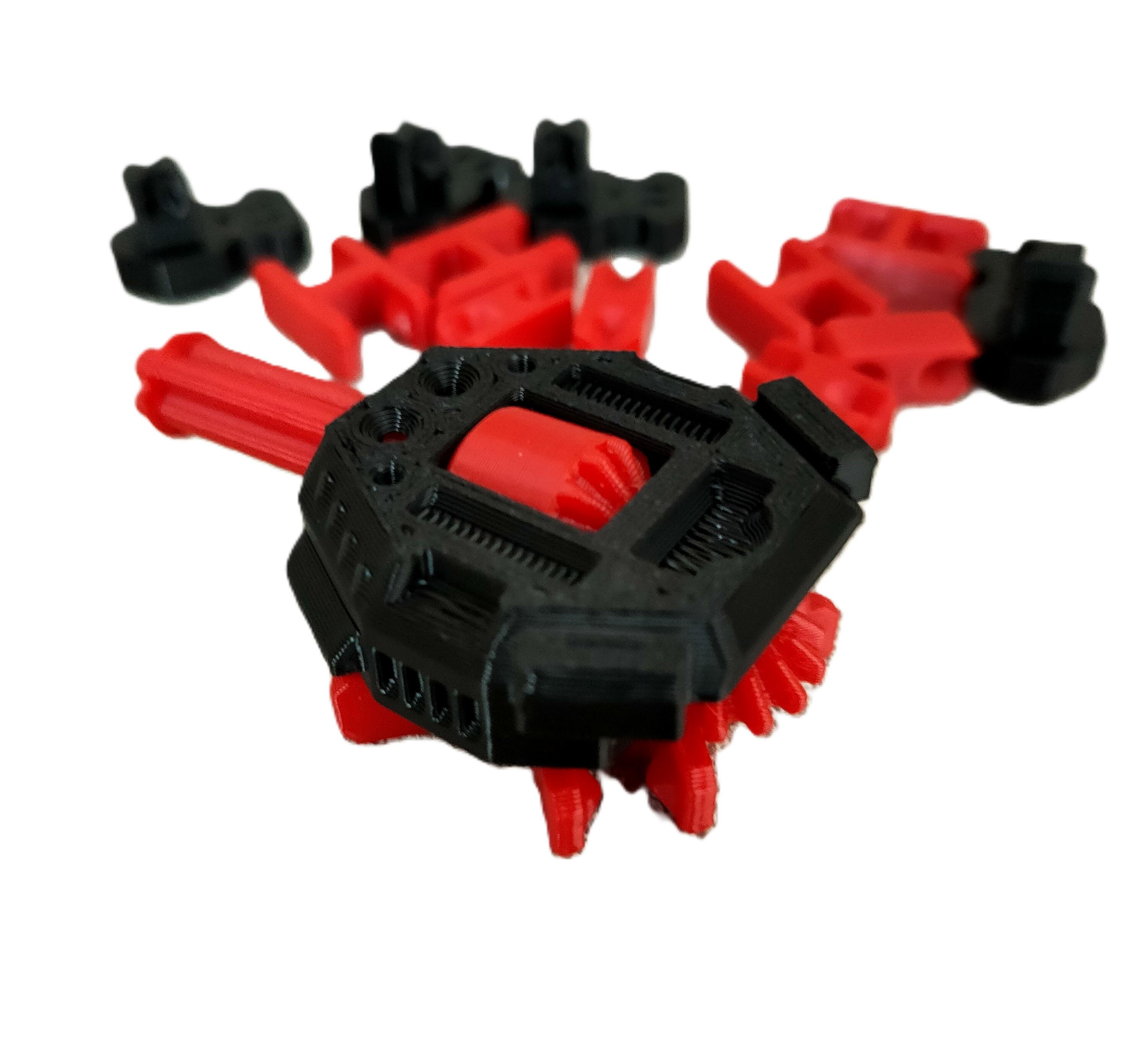 Конструктор іграшковий кулемет гатлінга 70х70х30 мм (KUG-17G-CHC) - фото 8