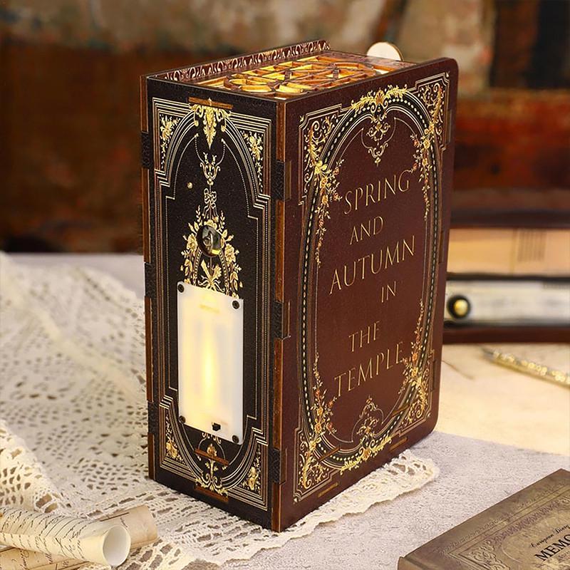 Румбокс 3D DIY Bookend Бук Нук Spring and autumn in the temple Храм (SL-05A) - фото 3