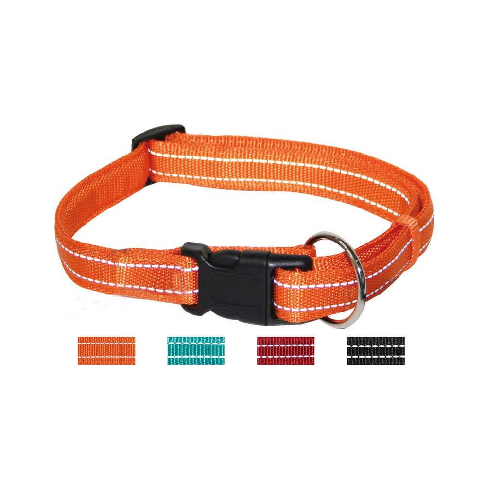 Ошейник для собак светоотражающий Croci SOFT REFLECTIVE из нейлона 40-65 см Черный Ошейник для собак светоотражающий Croci SOFT REFLECTIVE из нейлона 40-65 см Черный