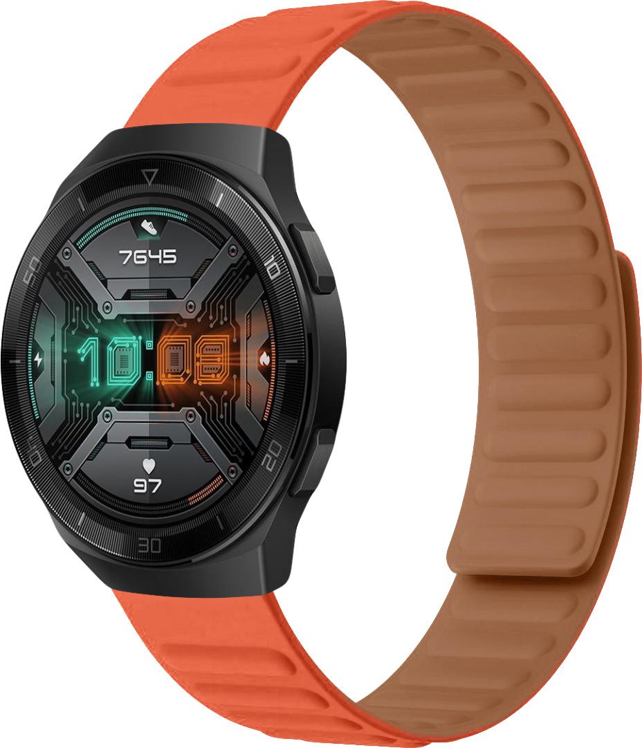 Ремінець Magneter для Huawei Watch GT2e 46 мм Orange (26639-2C) Ремінець Magneter для Huawei Watch GT2e 46 мм Orange (26639-2C)