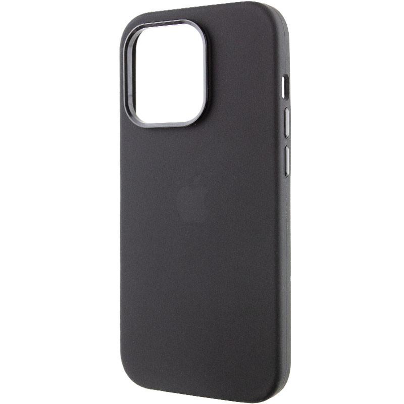 Протиударний чохол Silicone Case Metal Buttons (AA) для Apple iPhone 13 Pro Max (6.7") Чорний / Black - фото 2