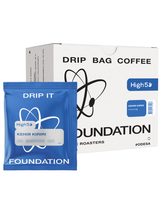 Дрип-кофе Foundation Coffee Roasters Кения Kiriri 7 шт./уп.