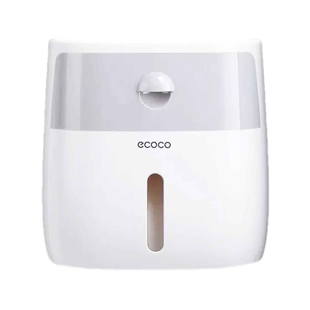 Держатель Ecoco для туалетной бумаги/салфеток с полкой Серый (120.597)