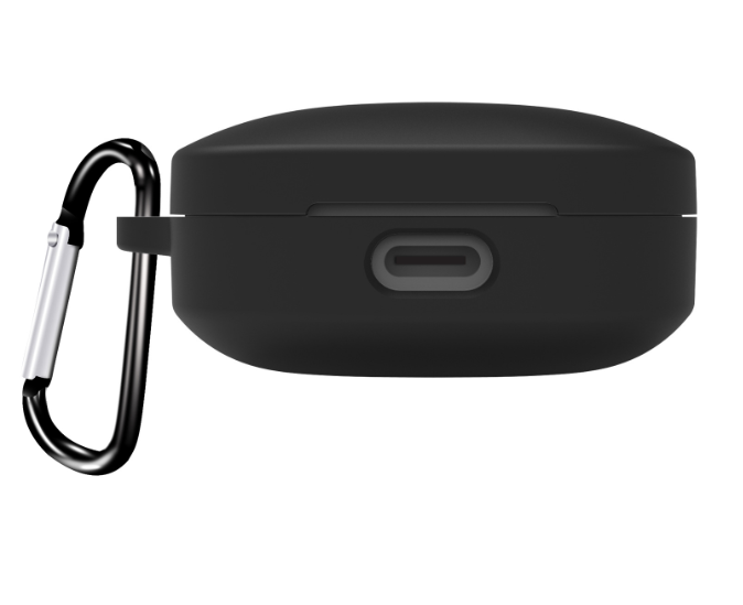 Чехол-накладка DK Silicone Candy Friendly с карабином для Xiaomi Redmi Buds 6 Active Black Чехол-накладка DK Silicone Candy Friendly с карабином для Xiaomi Redmi Buds 6 Active Black