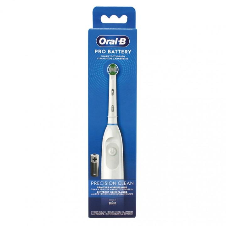 Електрична зубна щітка Oral-B Pro Battery Precision Clean White на батарейці (4210201434184)