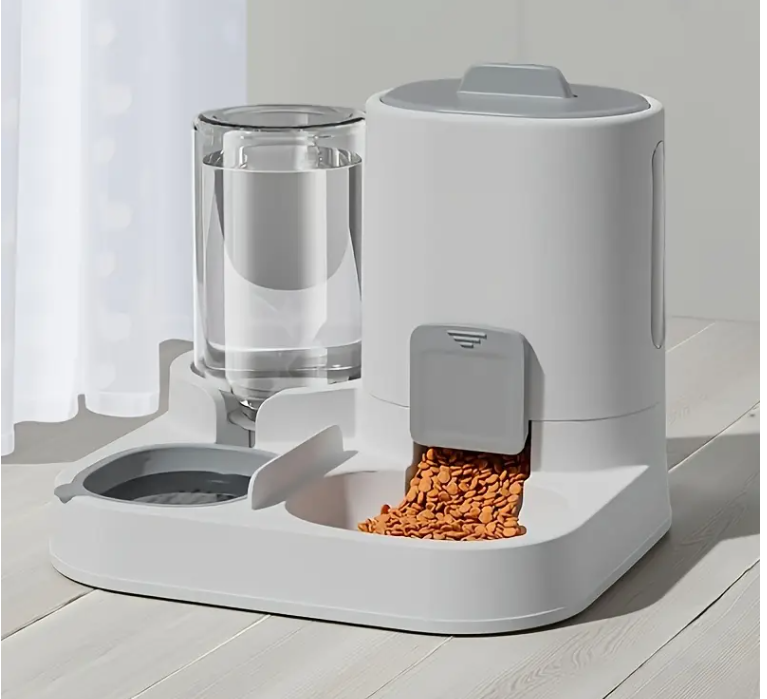 Автоматична годівниця і поїлка 2в1 для котів і собак 500 г 750 мл (2008) - фото 10