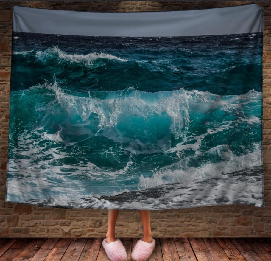 Плед с 3D принтом Море 1428 150x200 см (epi_1775)