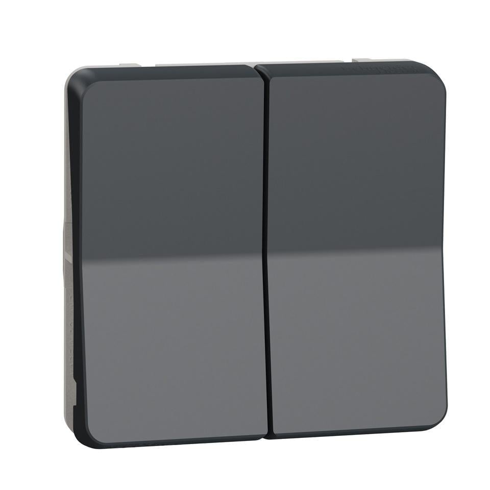 Механізм кнопкового вимикача Schneider Electric Mureva Styl для жалюзі IP55 Чорний (MUR35042) Механізм кнопкового вимикача Schneider Electric Mureva Styl для жалюзі IP55 Чорний (MUR35042)