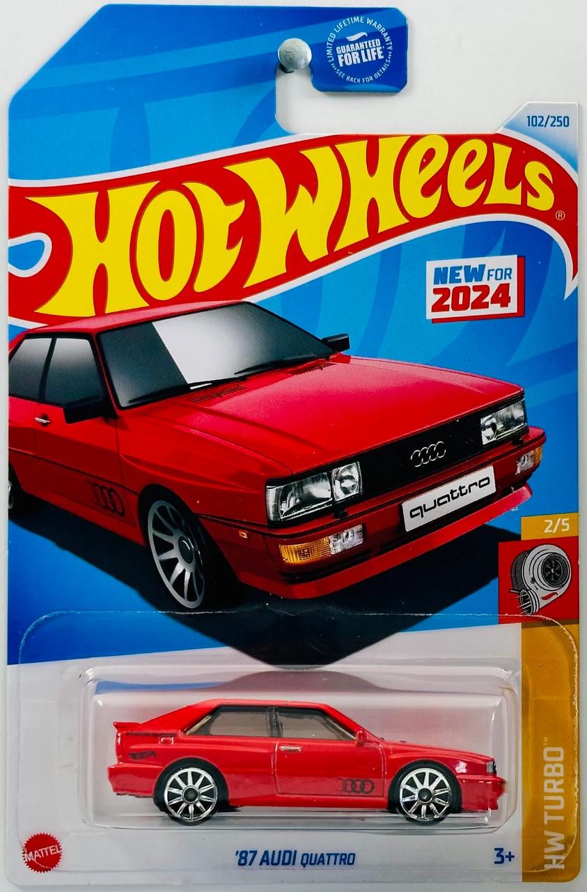 Игрушечная машинка Hot Wheels 87 Audi Quattro 2024 Turbo №102 (HRY55)