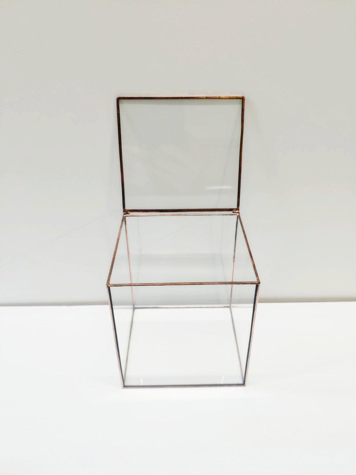 Флораріум Куб з скляною кришкою без наповнення 80x80x80 мм (DA004968)