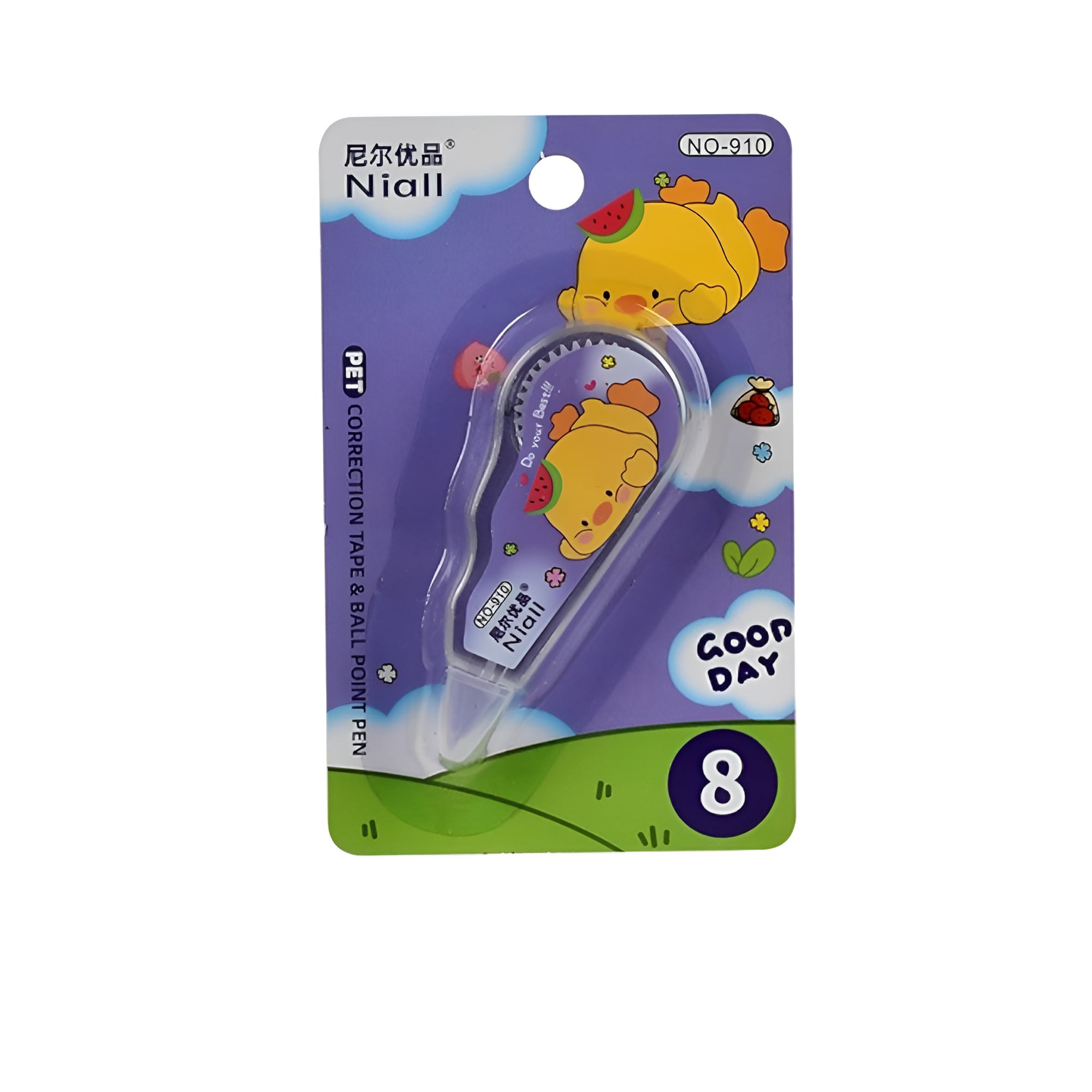 Коректор стрічковий для школярів Niall NO-910 8 м Фіолетовий (WW00857ST)