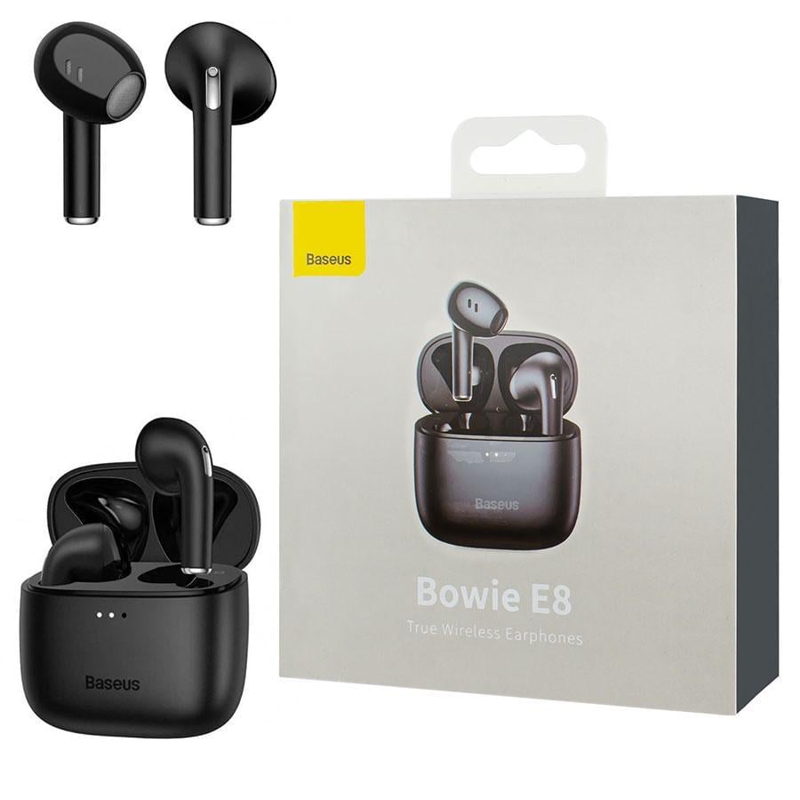 Навушники бездротові BASEUS True Wireless Earphones Bowie E8 Black (NGE8-01) - фото 2 Навушники бездротові BASEUS True Wireless Earphones Bowie E8 Black (NGE8-01) - фото 2