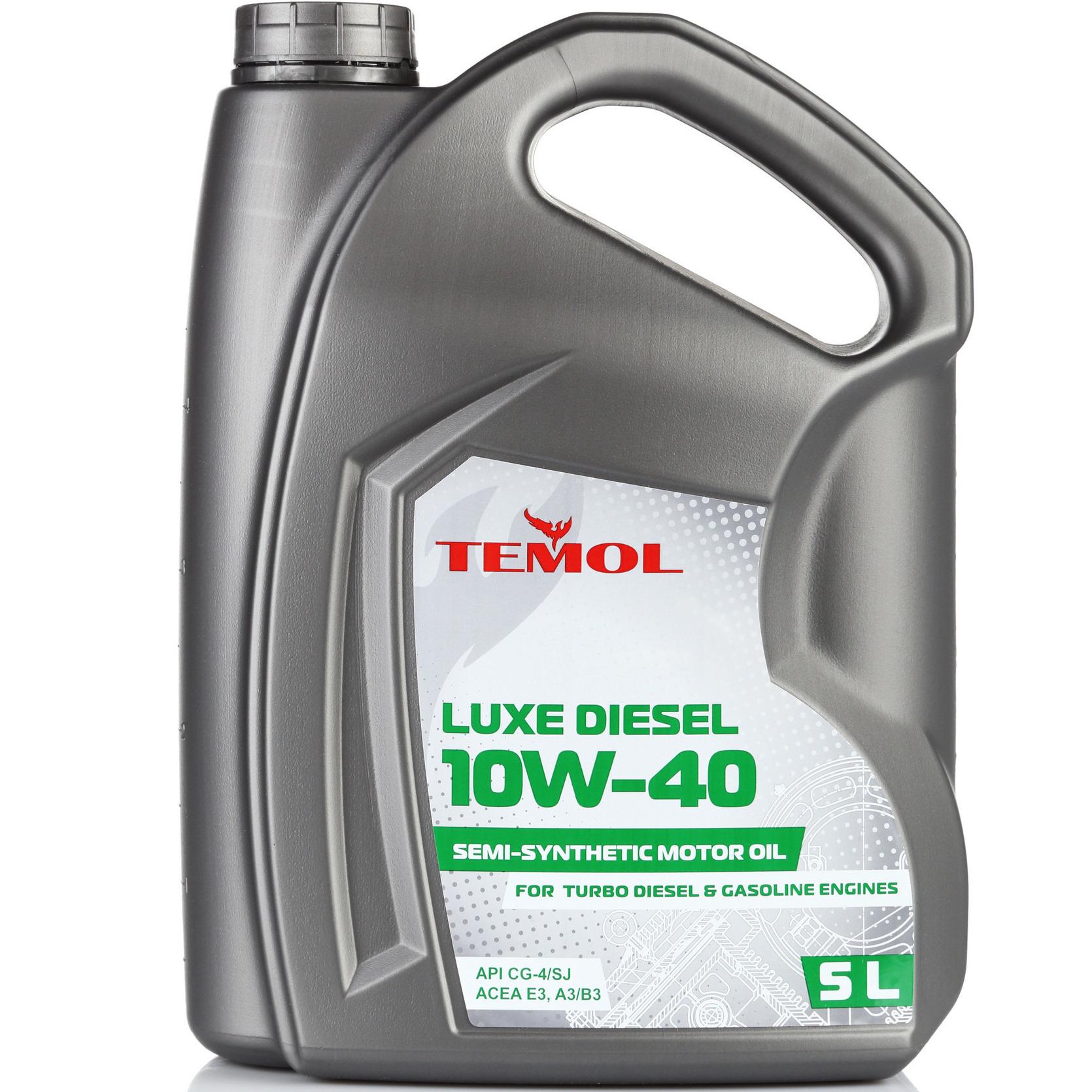 Моторне мастило для дизельних двигунів Temol Luxe Diesel 10W-40 5 л