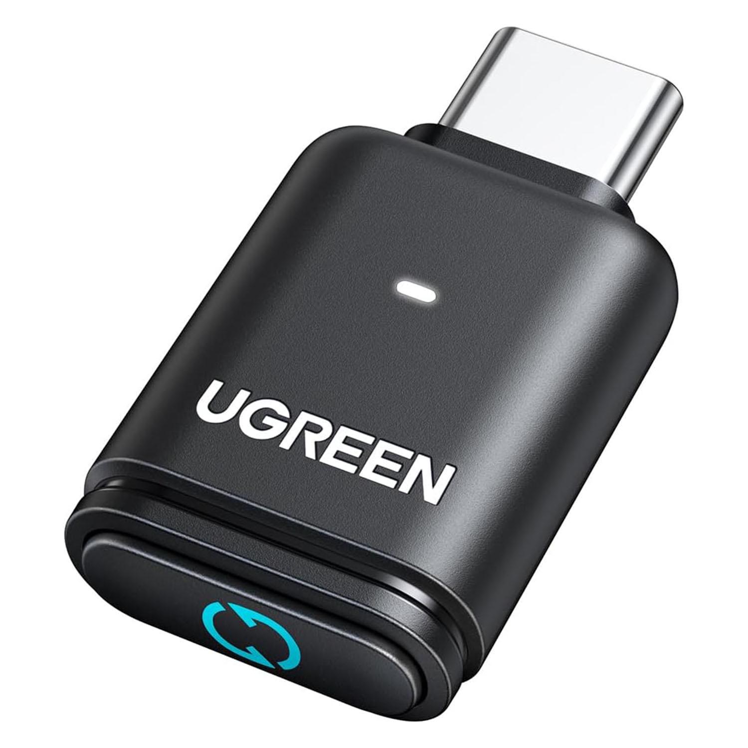 Аудиоадаптер Bluetooth 5.3 UGREEN BT501 aptX Adaptive/USB-C Черный (45008)