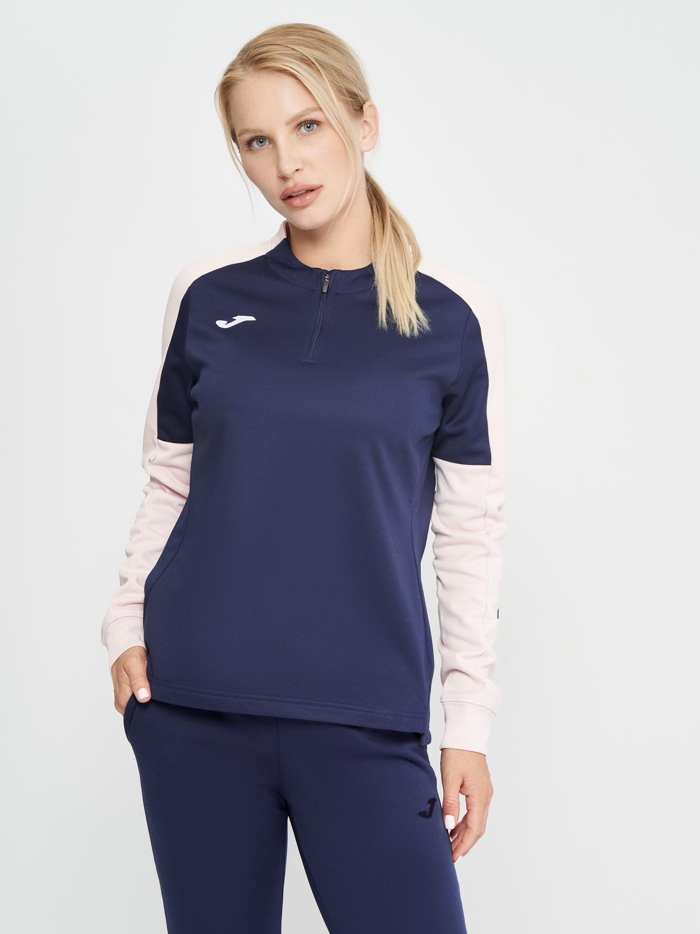 Реглан Joma 901692.335 Eco Championship Sweatshirt M Navy/Pink (8445456375104)