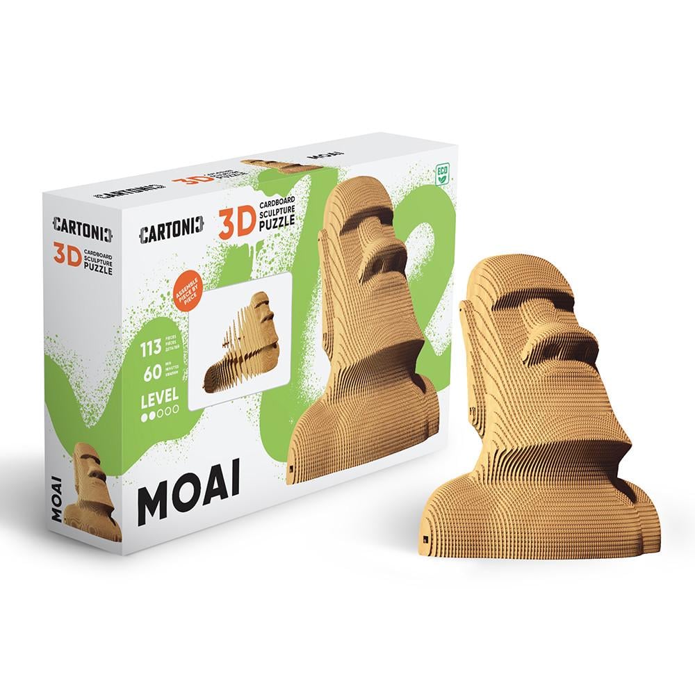 Пазл-конструктор 3D картонный Cartonic 3D Puzzle MOAI Статуя Моаи (33394505)