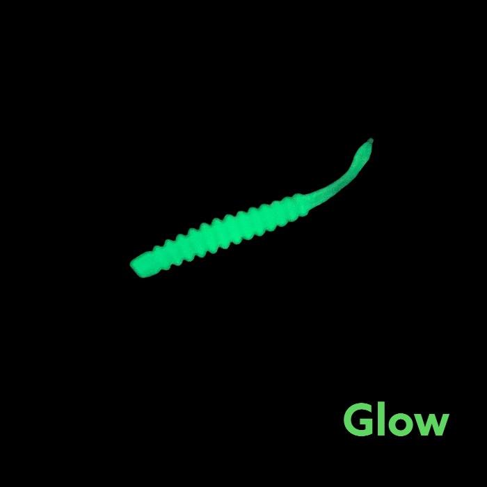 Силиконовые приманки Big Baits Ribbed Worm морская серия 1,8" 10 шт. # 014 Lime/Glow (1004014) - фото 2 Силиконовые приманки Big Baits Ribbed Worm морская серия 1,8" 10 шт. # 014 Lime/Glow (1004014) - фото 2