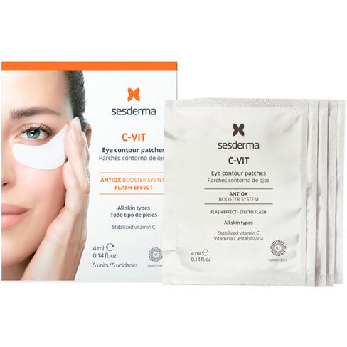 Патчи вокруг глаз Sesderma C-Vit Eye Contour Patches 5 пар - фото 1