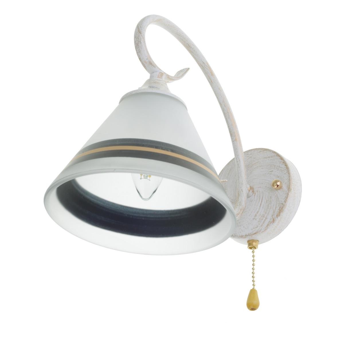 Бра настінне Brille LK-707W/1 E27 WHG на одну лампу Білий