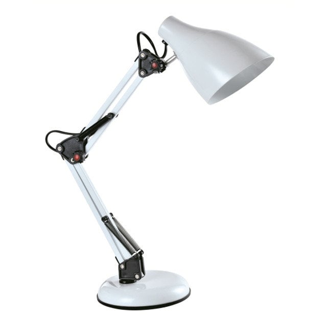 Лампа настільна Lumano 60W E27 CONTE на підставці біла