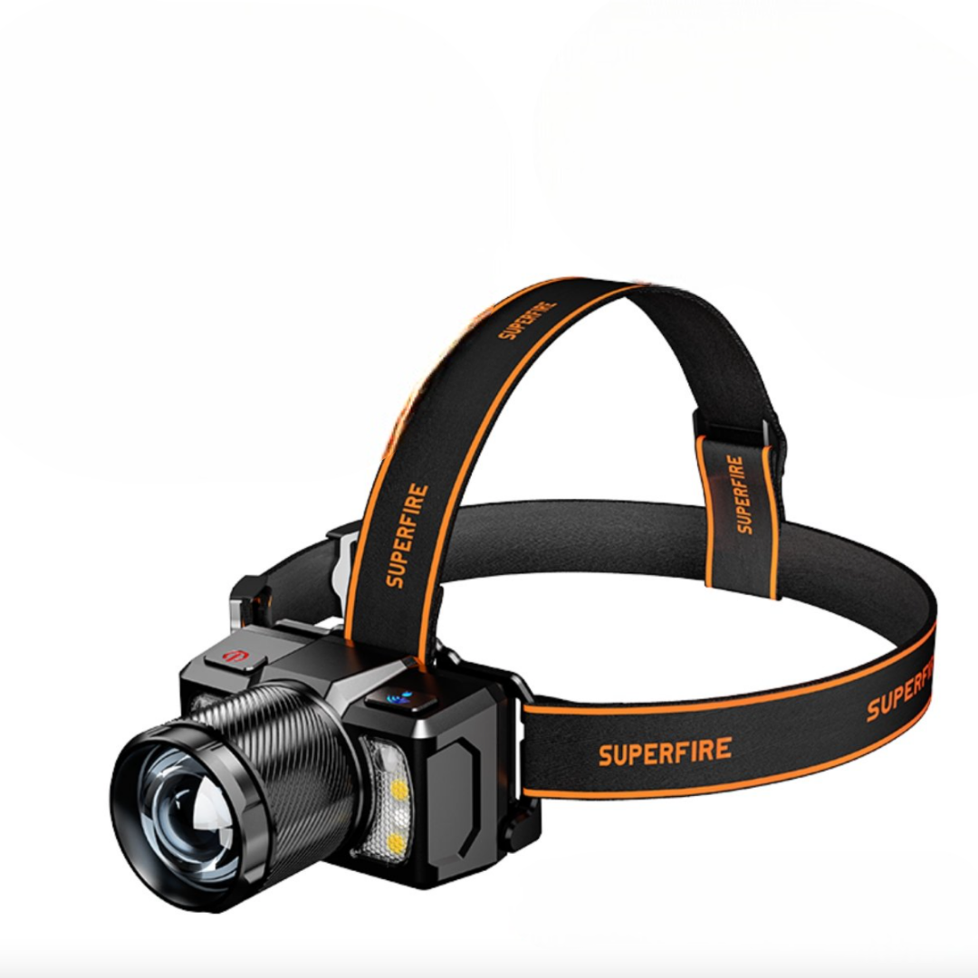 Фонарь налобный SuperFire HL25 с фокусом и красным светом (2833256303)