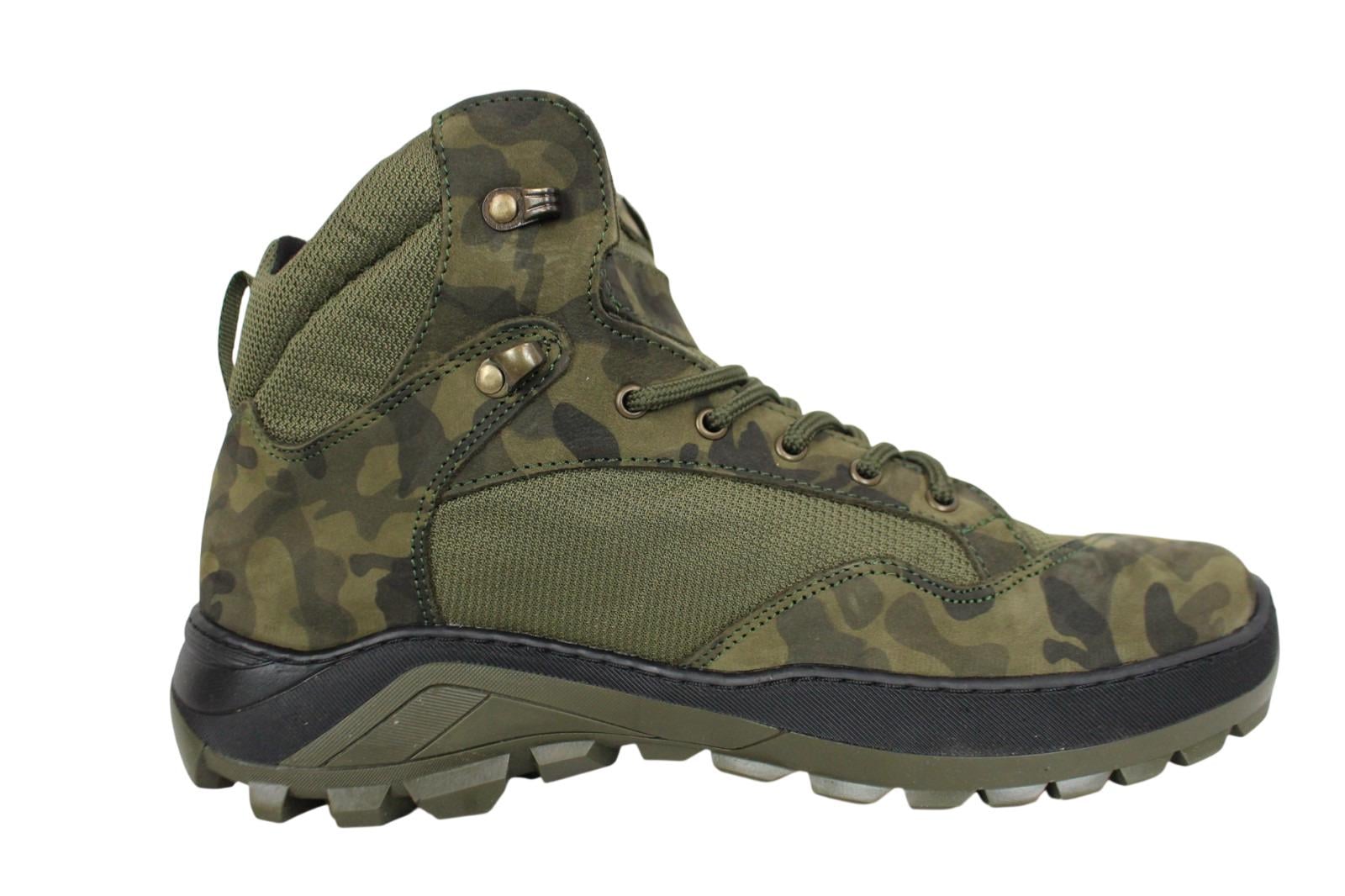 Ботинки демисезонные мужские Crossav 23-56 натуральный нубук/Кордура р. 42 Камуфляж (23-56Dк42)