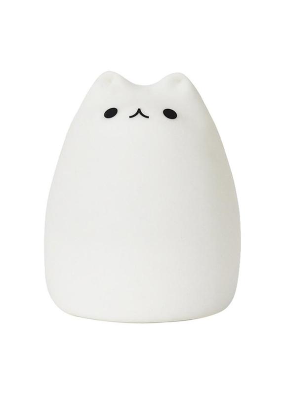 Ночник силиконовый аккумуляторный Кот LED 7 цветов (405920)