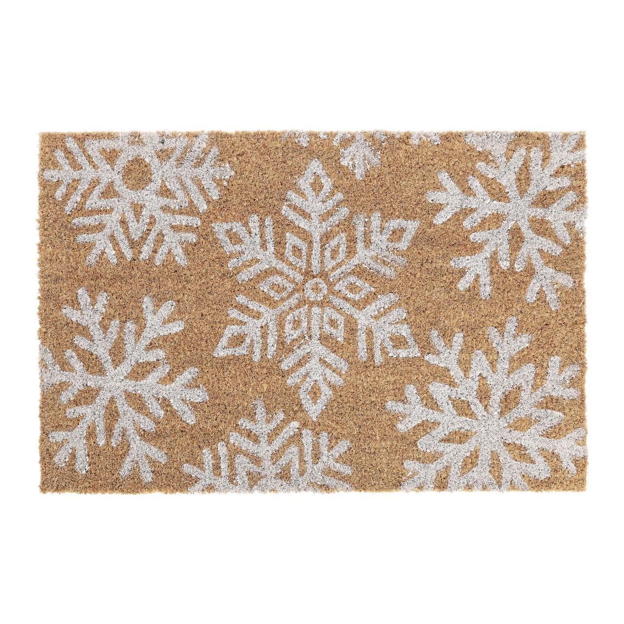 Коврик Relaxdays Снежинки из кокосового волокна 60x40 см (10042697) Коврик Relaxdays Снежинки из кокосового волокна 60x40 см (10042697)