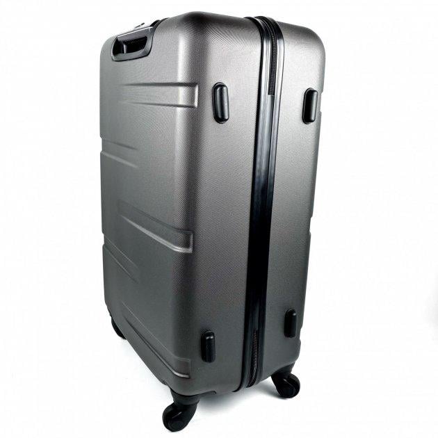 Валіза пластикова Wings 167 велика Темно-сірий (8326713) - фото 3 Валіза пластикова Wings 167 велика Темно-сірий (8326713) - фото 3