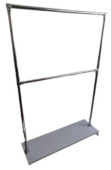 Стійка одинарна для одягу СД4 із взуттєвою полицею 160х100х30 см - фото 2