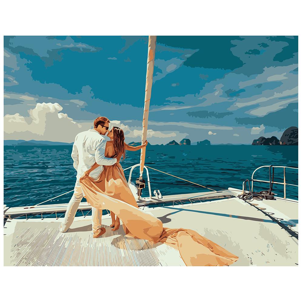 Картина по номерам Strateg Влюбленные 40x50 см (VA-1058)