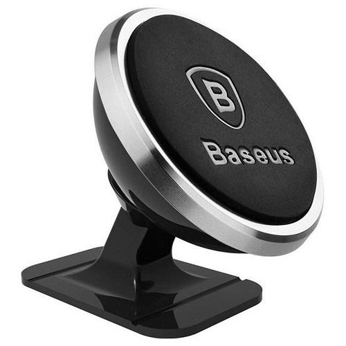 Держатель автомобильный Baseus SUGENT-NT0S 360° Black/Silver (6d13e77b)