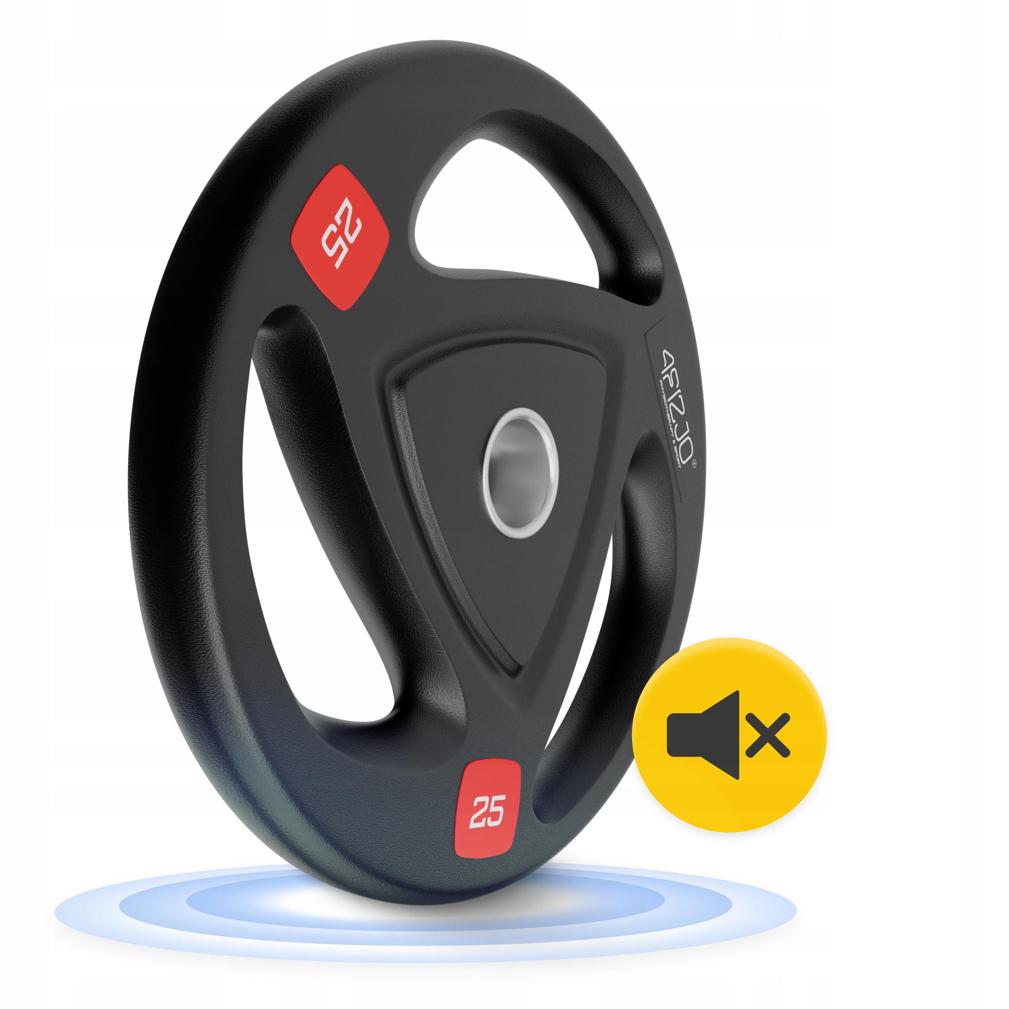 Диск олімпійський 4fizjo металевий/прогумований 1 шт. 25 кг 51 мм Black (P-5905973401302) - фото 4 Диск олімпійський 4fizjo металевий/прогумований 1 шт. 25 кг 51 мм Black (P-5905973401302) - фото 4