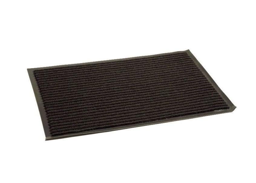 Килимок для вхідної зони Welcome на гумовій основі нековзний 90х150 см Чорний (147-46-к0034) Килимок для вхідної зони Welcome на гумовій основі нековзний 90х150 см Чорний (147-46-к0034)