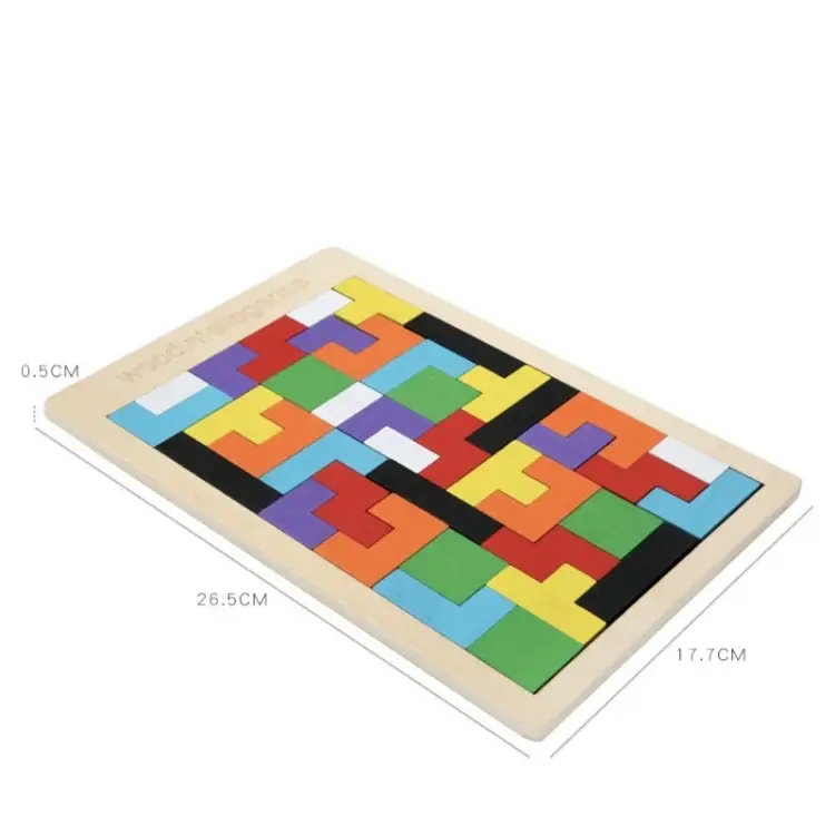 Деревянная головоломка Тетрис ПВХ (1839736715) - фото 7 Деревянная головоломка Тетрис ПВХ (1839736715) - фото 7