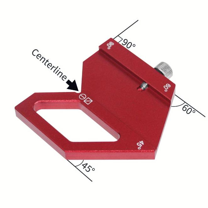 Разметчик под углом для деревообработки со стальной линейкой 45/60/90° (1005006959410505) - фото 7