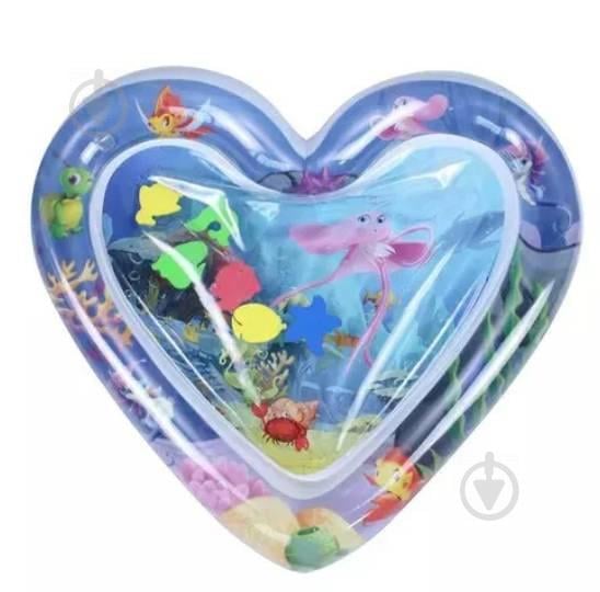 Детский развивающий водный коврик Сердце с рыбками (S888910021) Детский развивающий водный коврик Сердце с рыбками (S888910021)