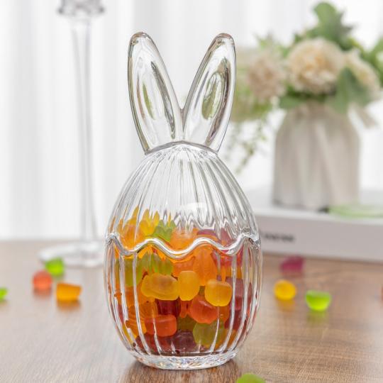 Емкость для хранения Кролик радости 8,3x8,3x17 см Прозрачный (5100-006)