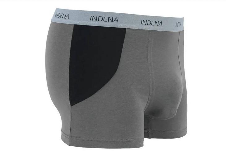 Мужские боксеры стрейчевые INDENA XL р. 46-48 2 шт. Темно-серый (81082)